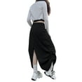 thumbnail image 2 of Fortune Women Long Cago Skirts Summer Adjustable Drawstring Loose Skirts, 2 of 8