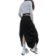 thumbnail image 2 of VISgogo Falda Larga para Mujer con Cordón Ajustable, Ropa de Verano Suelta de Estilo Casual de Color Sólido VISgogo moda, 2 of 9
