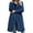 Blue, variant on Vedolay Womens Tops Casual Womens Casual Puff Sleeve Single Button Open Front Lapel Office Casual Jackets,Navy M