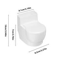 thumbnail image 3 of Yaoyar Ashtray for Cigarettes Cool Portable Ashtray with Lid of Toilet-Shaped Fancy Ash Holder Great Gift for Men Women, 3 of 8
