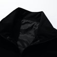 thumbnail image 4 of COMVALUE Men's Lightweight Quarter Zip Pullover Casual Windbreaker for Running Golf Jackets with 3 Pockets (Black, XS), 4 of 7