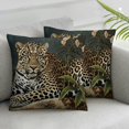 thumbnail image 3 of African Animal Safari Leopard Wildlife Pillow Cover ,Decorative Couch Pillow Cover for Sofa Cushion Case Indoor Outdoor Home Decoration, 3 of 7