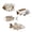 Brown, variant on Dserhfy 4Pcs Vintage Beach Wall Decor Nautical Coastal Wooden Fish Wall Art Ocean Style Fish Sculpture Lake House Hanging Decoration for Bathroom Bedroom