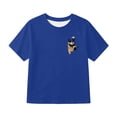 thumbnail image 6 of Boys Graphic Tees Under $10 Short Sleeve Shirts Casual Back to School Playwear Funny Cool #01 Blue 8-9 Years, 6 of 6