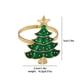 thumbnail image 3 of Servilletas de árbol de Navidad - vajilla de metal de aleación, plata verde dorada, decoración festiva para comedor, 1,96x1,77x1,18 pulgadas, 3 of 6