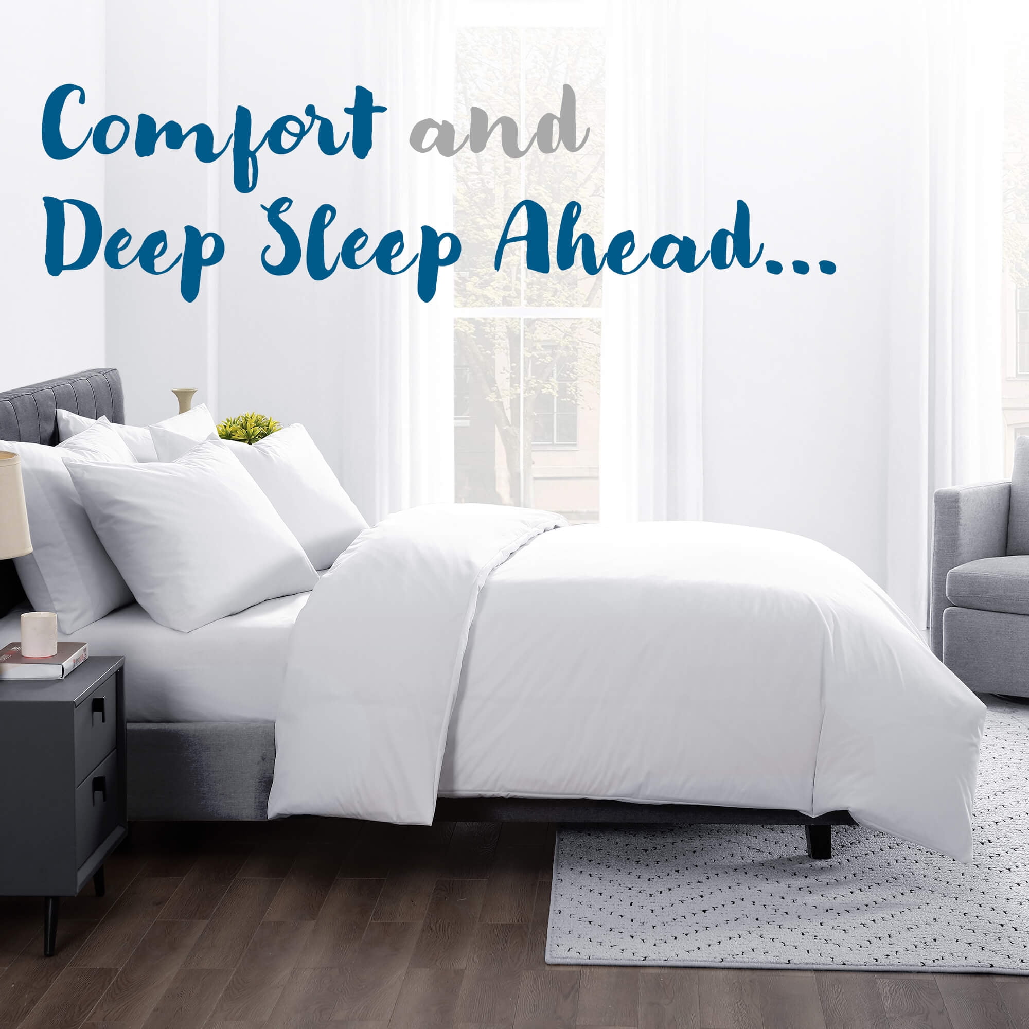 Guardmax Waterproof Duvet Cover - Jersey Fabric with Zipper Closure, Bed Bug & Allergen Proof King (104" x 86")