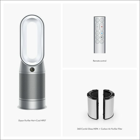 Dyson - Hot+Cool Gen1 HP10 Purifier - White/Silver