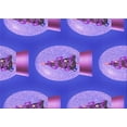 thumbnail image 1 of Ahgly Company Machine Washable Indoor Rectangle Transitional Purple Amethyst Purple Area Rugs, 5' x 8', 1 of 7