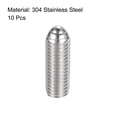 thumbnail image 3 of Ball Point Set Screws, M10 x 30mm 304 Stainless Steel Metric Spring Hex Socket Screw 10pack, 3 of 7