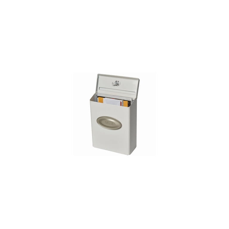 Gibraltar DVKW0000 Heavy-Duty Designer Wallmount Mailbox, White