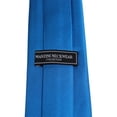 thumbnail image 3 of Solid Peacock Blue X-Long Men's Necktie, 3 of 4