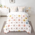 thumbnail image 2 of Manfei Country Floral 7-Piece Bedding Comforter Set,Rustic Botanical King Bedding SetsColorful Daisy Flower Bed Sheets For Kids,Breathable Home Decor Reversible, 2 of 8