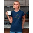 thumbnail image 2 of Silvery Fashion Style  Shaped T-Shirt Women -Image by Shutterstock, Female XX-Large, 2 of 4