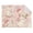 Pink-bunny Garden, variant on 31"x41" Super Soft Blanket with Double Layer Dotted Backing Cozy Dotted Fleece Blanket, Mint-pink Bow Polka Printed