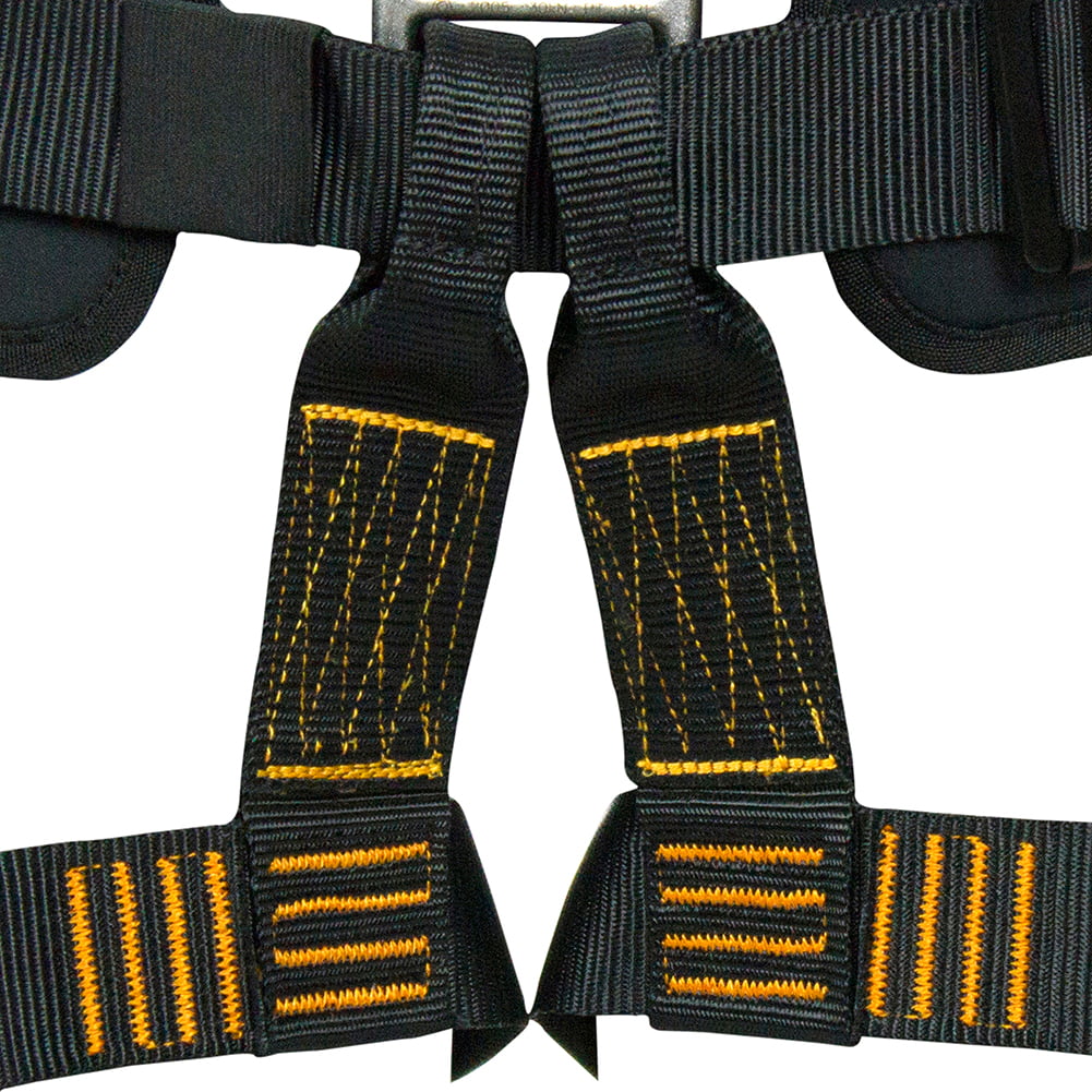Fusion Climb Apollo III Military Tactical Padded Half Body Adjustable Zipline Harness 23kN M/L Black 