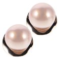 thumbnail image 1 of Luxshiny 1Par Aretes Grandes De Disco Y Perla Falsa Con Y Para Mujer, 1 of 6