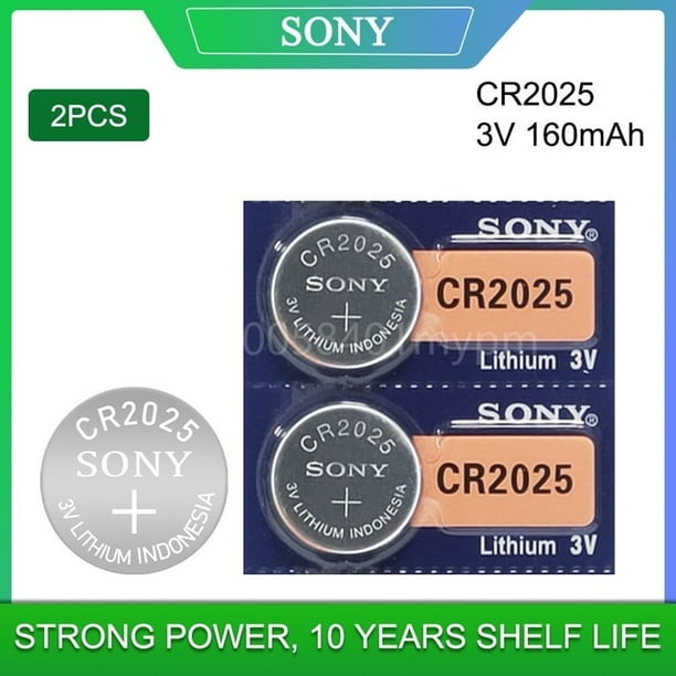 SONY CR2025 Lithium Battery CR 2025 ECR2025 DL2025 BR2025 2025 KCR2025