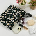 thumbnail image 3 of Soda Candy 2 PCS Makeup Bag Large Cosmetic Bag with Small Makeup Pouch, Daisy Embroidery Craft Travel Toiletry Bag for Women, 3 of 6