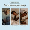 thumbnail image 4 of Espuma viscoelástica ajustable Pillow Coop Home Goods Eden Crescent King, 4 of 9