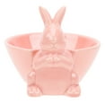 thumbnail image 4 of PAMINGONO Lovely Easter Ceramic Tableware Fun Bunny Model Bowl Dining Table Decor Cute Rabbit Rice Bowl for Oatmeal Soup, 4 of 8