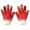 Red, variant on SUXIAN Winter Gloves Women Christmas Fingerless Touchscreen Knitted Five Finger Thermal Warmth Festive Holiday Gloves Winter Womens Light Blue One Size