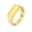 Gold, variant on Unisex Stainless Steel Rectangular Glossy Signet Ring Simple 8MM Band Lucky Finger Ring Silver Size 7