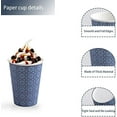 thumbnail image 3 of 240 Pack 12 oz Disposable Paper Cups, Hot/Cold Beverage Paper Drinking Cups, Navy Floral Paper Coffee Cups 12 oz for Home-use, Office, Restaurant and Events, 3 of 6