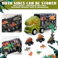thumbnail image 2 of Dinosaur Toys for Boys 3-6 Years, Dinosaurs Figures with Transport Truck and 3 Pull Back Dinosaur Cars, Kids Toddler Toys for Boys 2 3 4 5 6 Year Old, 2 of 7