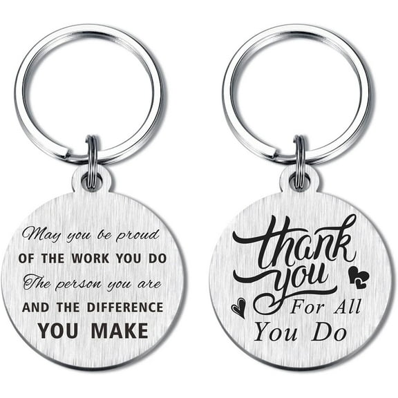 Appreciation Gifts for Men Women, Coworker Staff Teacher Employee Thank You for All You Do Keychain