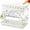 White, variant on Ice Cube Tray with Lid and Bin for Freezer, 2 Pack, 64 Pcs Ice Cube Mold (Purple)