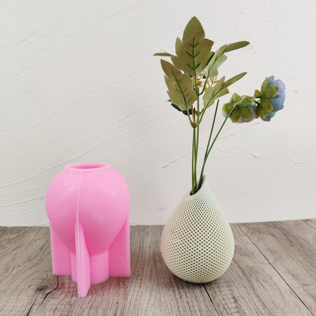 WINDLAND Succulents Flower Pot Resin Silicone Mold Suitable for Diy Garden Flower Pot