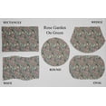 thumbnail image 2 of Rose Garden Placemats by Penny's Needful Things (Oval - Set of 6) (Green), 2 of 2