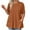 Brown, variant on HUJlwoi T Shirts for Women Plus Sizes with Pockets Round Neck Half Sleeve Tops Casual Basic Spring Shirts Solid Color Clothes