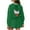 Green, variant on Cotton Backless Rompers for Women Long Sleeve with Hood Short Jumpsuits Spring Fall Casual Sportswear (S, Gray)