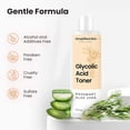 thumbnail image 3 of Simplified Skin 8% Glycolic Acid Face Toner – AHA Exfoliating Facial Toner with Aloe Vera & Rosemary Extract – Alcohol-Free, Fragrance-Free – 8 fl oz, 3 of 12