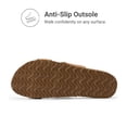 thumbnail image 3 of DREAM PAIRS Women’s Open Toe Slides Sandals T-Strap Sandals Arch Support with Adjustable Ankle Strap Casual Summer Walking Shoes, 3 of 5