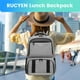 thumbnail image 5 of Mochila de almuerzo RUCYEN con aislamiento térmico para portátil de 15,6 pulgadas, gris, 5 of 6