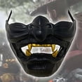 thumbnail image 4 of Máscara de fantasma de Halloween, máscara de media cara para cosplay, máscara de fantasma para personaje del juego, 4 of 7