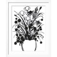 thumbnail image 2 of Art.com Black and White Bouquet 1 Art Print by Filippo Ioco, White Frame Wall Art, 32" x 40", 2 of 5