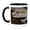 Black/White, variant on 3drose, Panther or Ocelot Gecko, Paroedura Pictus, Licking Eye., 15oz Mug