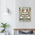 thumbnail image 4 of Nawypu Funny Cat Wall Art Cat Pictures Wall Decor Kitty Canvas Print Just Breathe Painting Framed Home Artwork For Living Room Bathroom Bedroom Kitchen Office, 4 of 5