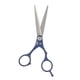 thumbnail image 2 of Tijeras profesionales para cortar el pelo, tijeras de barbero, tijeras de peluquería de dientes planos, herramienta de peluquería azul, 2 of 12