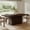 Espresso, variant on Christopher Knight Home 84" Modern Rectangular Dining Table for 6–8 with Pillar Base, Light Natural Finish