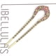 thumbnail image 4 of 5 horquillas francesas para el pelo, horquillas de metal en forma de U,accesorios de peinado de pelo largo francés para mujer LingWen 9024735012238, 4 of 5