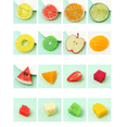 thumbnail image 3 of suxuMhao Artificial Kiwi Fruit Slices, 10 Pcs 2×0.27IN Green Fake Fruits, Decorative Fruits Slices PE Fruit Model Simulated Kiwi Fruit Slices, Artificial Fruits Slices for DIY Craft Decoration, 3 of 5