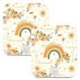 thumbnail image 7 of Yayeee 2-Pack Plug in LED Night Lights with Light Sensors Motion Detectors, Retro Rainbow, 7 of 7