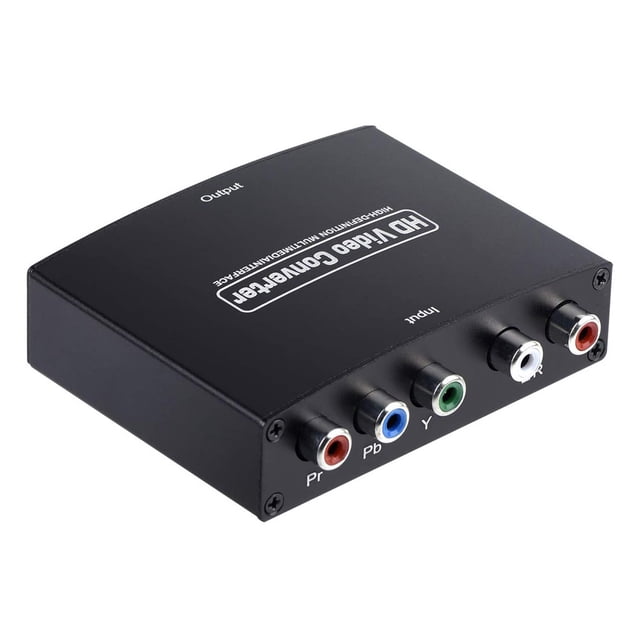 Riwcyla YPbPr to HD Converter High,definition Compatibility Audio Synchronization 1080P HD Stable Transmission Clear Image DC 5V1A