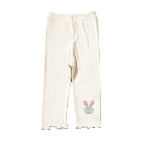 Girls Dance Shorts Girls Leggings Ankle Length  Cute Leggings for Kids. Soft Breathable Cotton Footless Tights Women Boy Shorts Underwear White 1Y