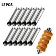 thumbnail image 1 of ‘s Kitchen 12Pcs  Shape Pipes Mold Baking Mould Stainless Steel Roll Bread Tubes Cupcake Pastry Baking Tool, 1 of 9