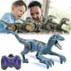 thumbnail image 4 of Juguetes De Dinosaurio Rc De 2,4 Ghz Con 8 Canales De Simulación De Juguete Velociraptor Usb Recargable Caminar Dinosaurio Robot Juguetes Con Led Muyoka Hogar, 4 of 6